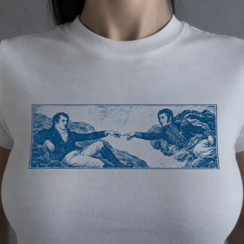 REMERA BABY TEE MIDI LA CRE(ARG)CIÓN