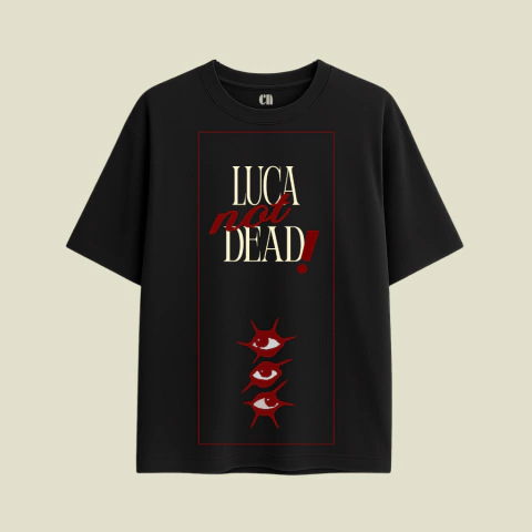 REMERA OVERSIZE LUCA NOT DEAD - comprar online