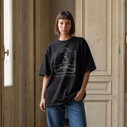 REMERA OVERSIZE [OID MORTALES]