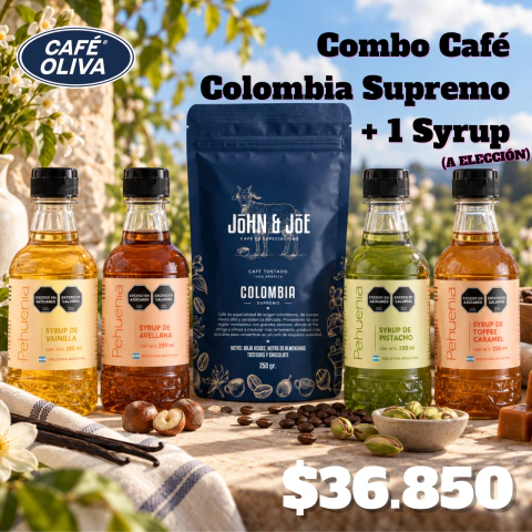 Combo Colombia Supremo + 1 syrup a elección
