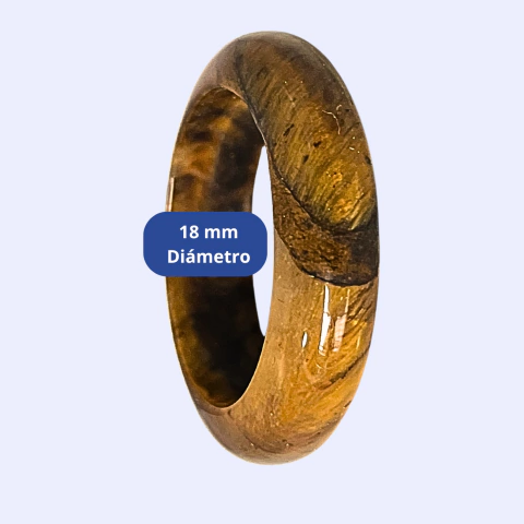 Anillo Alianza de Ojo de Tigre - tienda online
