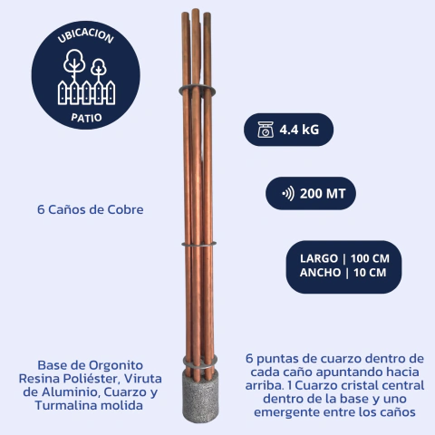 Mini Cloudbuster Cobre