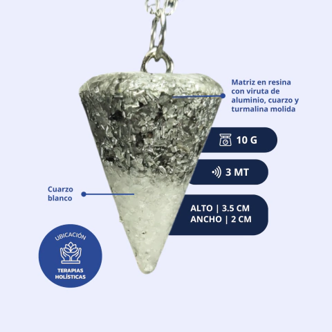 Pendulo Cónico 6 Facetas (con cadena) - comprar online