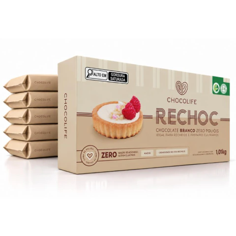 Chocolate Rechoc Branco Zero Poliol 1UNx5,05Kg