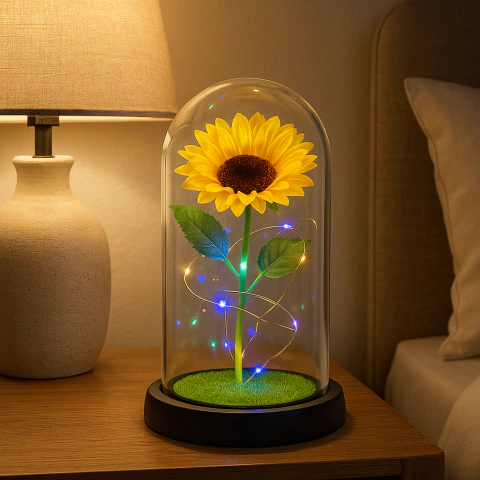 Cúpula de Girasol con Luces LED