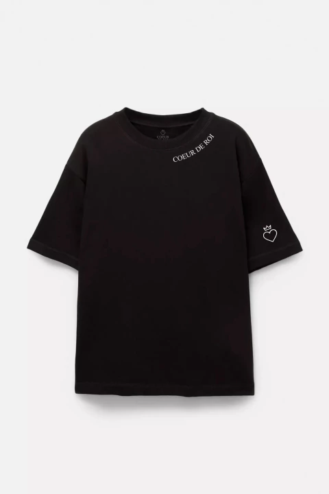 T-shirt Streetwear manga curta, COEUR DE ROI BASIC - comprar online