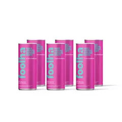 Foolha Soda Prebiótica | Kit 6 Unidades | Morango com Limão Siciliano na internet