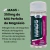 Frascos do suplemento MAG5 Mix de Magnésio com cápsulas brancas destacadas, mostrando alta biodisponibilidade e 350mg por dose