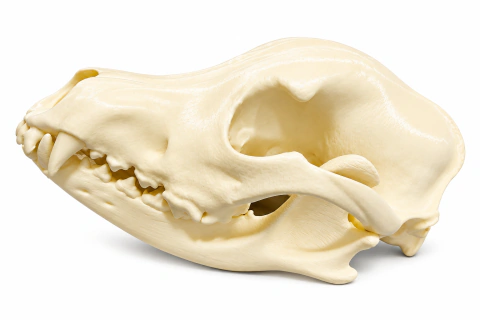 Crânio 3D de cão