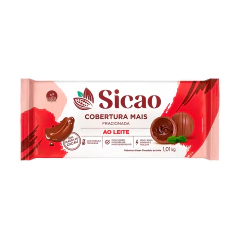 COBERTURA SICAO BARRA MAIS AO LEITE 1,01KG - comprar online