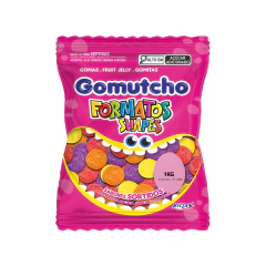 BALA DE GOMA RICLAN GOMUTCHO AMERICANA SORTIDO 1KG