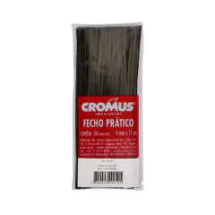 FECHO PRATICO CROMUS PRETO C/100