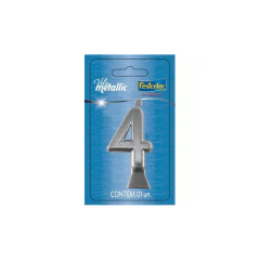 VELA METALLIC PRATA N.4 FESTCOLOR