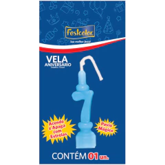 VELA NIVER NUM.AZUL N.7 FESTCOLOR *CP02