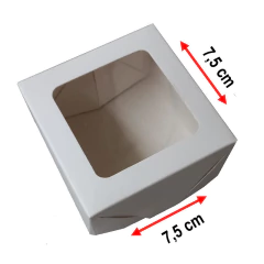 CAIXA CARTAO 7,5X7,5X4CM DISTAK (216.3) *CP02