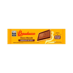 BISCOITO BAUDUCCO CHOCOLATE AO LEITE BISCUIT 80G
