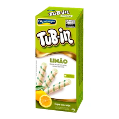 BISCOITO TUBIN MONTEVERGINE LIMAO 48G