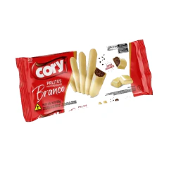 BISCOITO PALITOS CHOCOLATE BRANCO CORY 68G