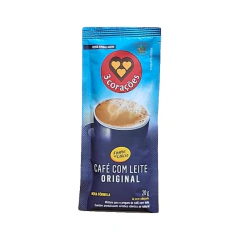 CAFE TRÊS CORAÇOES SACHE CAFE/LEITE 20G