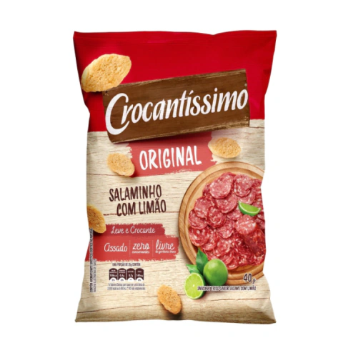 CROCANTISSIMO SALAMINHO C/LIMAO 40G