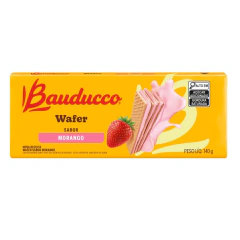 BISCOITO BAUDUCCO WAFER 140G MORANGO