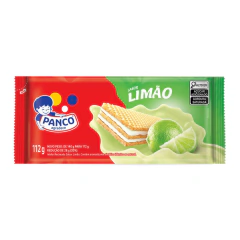 BISCOITO WAFER PANCO LIMAO 112G