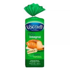 PAO DE FORMA VISCONTI INTEGRAL 400G