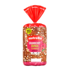 PAO DE FORMA CRANBERRY QUINOA 350G NUTRELLA