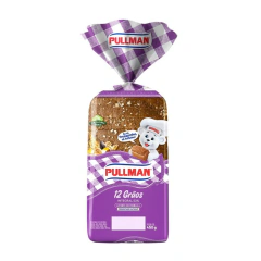 PAO DE FORMA 12 GRAOS INTEGRAL 450G PULLMAN