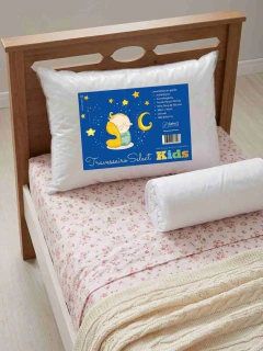 Travesseiro Select Baby 30x40cm com Fronha 100% Algodão Percal – Antialérgico, Toque Macio e Conforto Seguro para Bebê