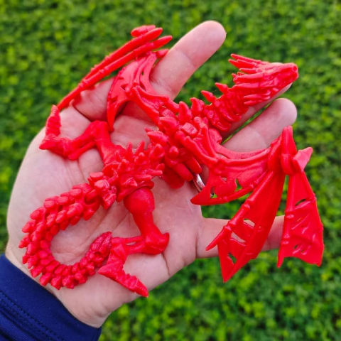 GOT Dragão Flexível Casa do Dragão Game of Thrones Coilecionável
