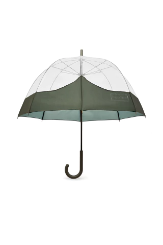 TRANSPARENT MOUSTACHE BUBBLE UMBRELLA