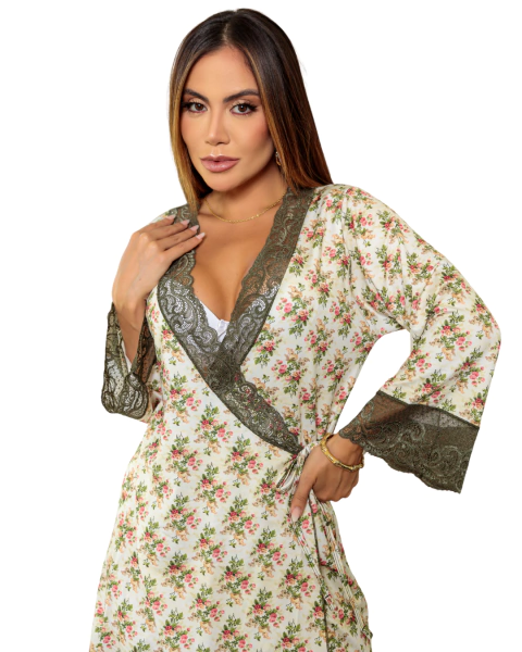 Hobby Estampado com Renda e Amarração Lateral – Estampas Variadas