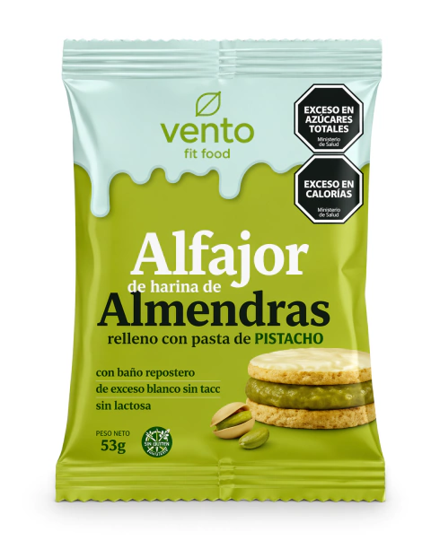 ALFAJOR KETO DE PISTACHO VENTO 53 GR