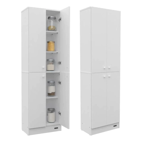 Despensero Organizador 4 Puertas Mueble Con Estantes Cocina