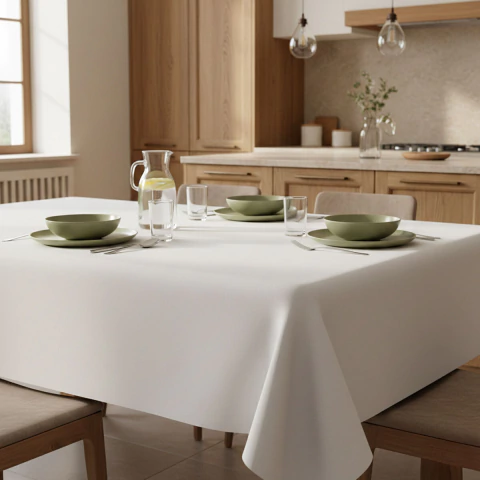 Mantel Rectangular Impermeable Ecocuero Mesa 200 X 140 Cm - comprar online