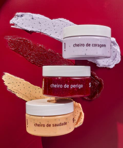 Kit 3 Esfoliantes: Perigo, Saudade e Coragem (200ml cada) - comprar online