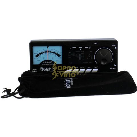 Afinador Universal Analógico e Digital c/ Tela LCD Dolphin DP120 Cód. 8415