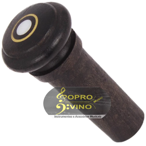 Botão Violino 3/4 ou 4/4 Ébano Olho Paris Vignoli