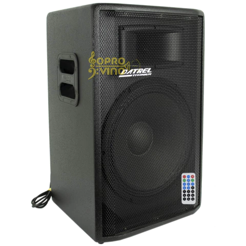Caixa de Som Ativa 15 Polegadas 300W RMS c/ Bluetooth MP3 Bivolt Datrel AT15 300 Titanium