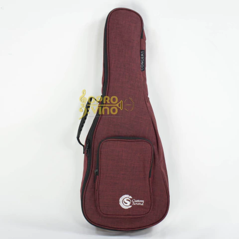 Capa Bag Ukulele Concert Linha Confort by Custom Sound UKC WR