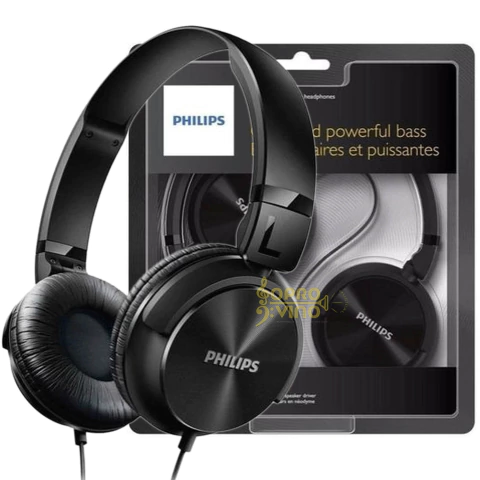 Fone de Ouvido Philips SHL3060 Headphone P2 Preto