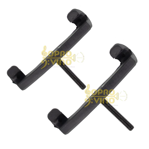 Par Garra Emborrachada c/ Parafuso Metal Médio 24mm p/ Espaleira Lunnon Modelo New