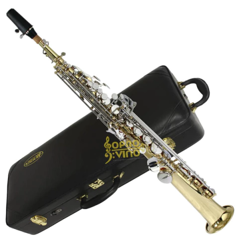 Sax Soprano Sib Corpo Laqueado Chaves Niqueladas Hoyden HSS 25LN ( Semi Novo )