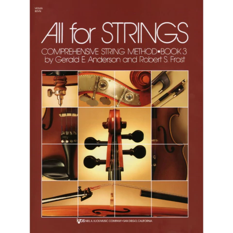 Método Violino All For Strings Vol. 3 KJOS MUSIC 80VN
