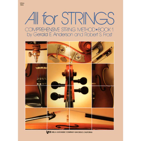 Método Viola de Arco All For Strings Vol. 1 KJOS MUSIC 78VA