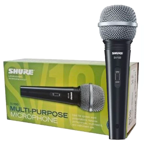 Microfone com Fio Shure SV100
