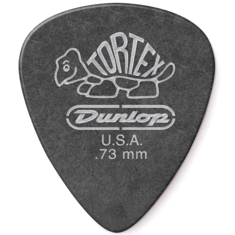 Palheta 0.73mm Preta Violão Guitarra Tortex Dunlop 488R.73 Cod. 1349