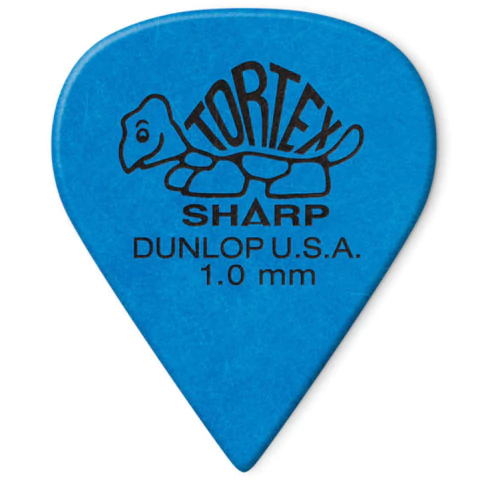Palheta Tortex Sharp Azul 1.0mm Dunlop Cod.3205