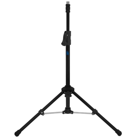 Suporte Pedestal Preto Mod. Mini Estúdio c/ Gatilho + Cachimbo Visão Musical Cód. PE1MBK